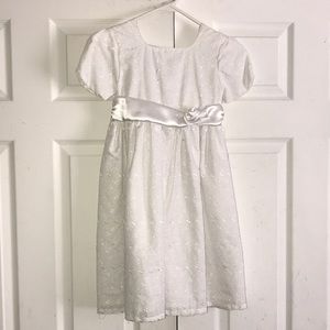 Girl’s Eyelet Confirmation Dress